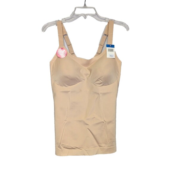 Maidenform Womens Shapewear Firm Control Cami Tank Beige XL DMS086 NEW - Picture 2 of 10